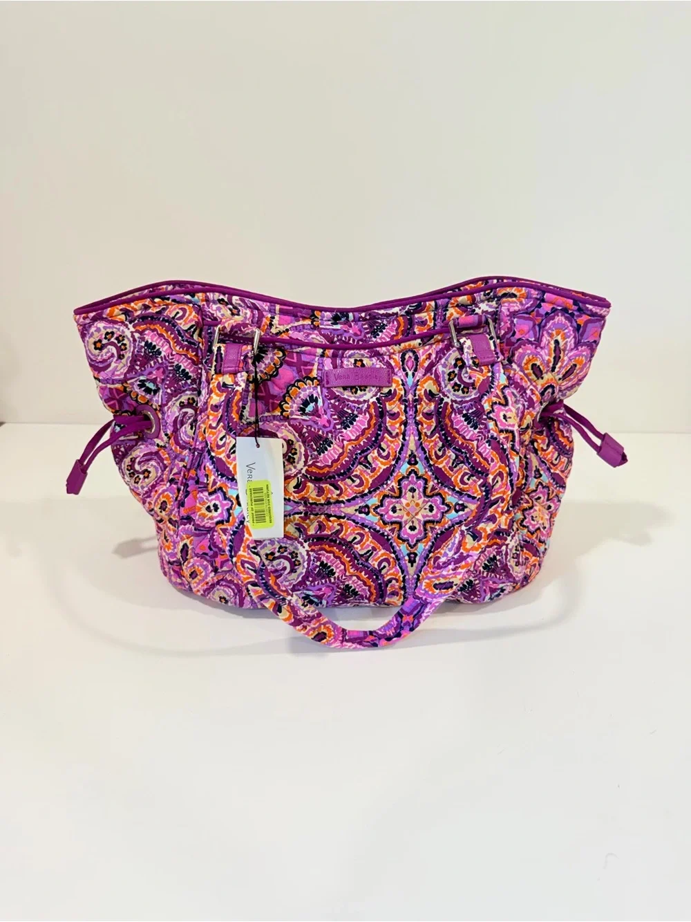 Vera Bradley Iconic Glenna Satchel Dream Tapestry NWT Retired Purple Paisley Bag
